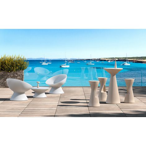 Fade Relax Armchair No - Granito sedia seduta poltrona per interno esterno originale Plust di design moderna mare piscina bar ristorante hotel giardino (1/5)