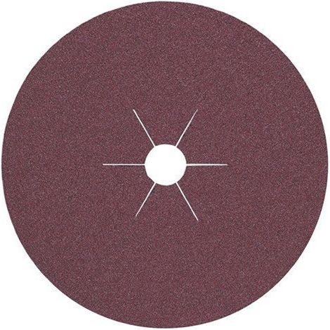 Disco De Fibra Diam. 115 Mm Granulacion 80 Para Madera/Metal