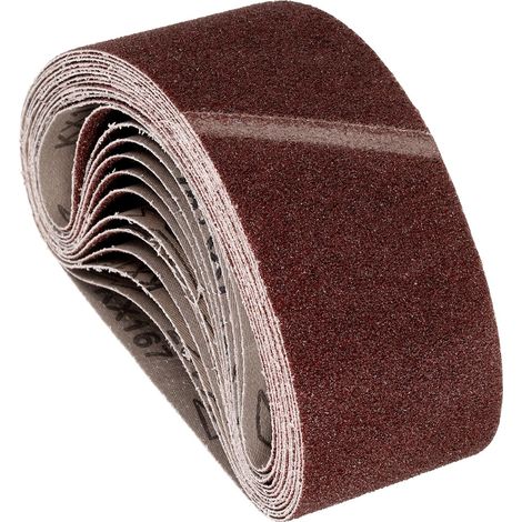 12 Pcs Bandes Abrasives 76mm x 457mm 40 Grain Pour Ponceuse À Bande (1/5)