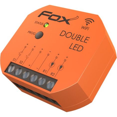 LED-Dimmer-Steuergerät FOX - 2-Kanal - 12/24V - WLAN-Steuerung - Einfache Installation (1/5)