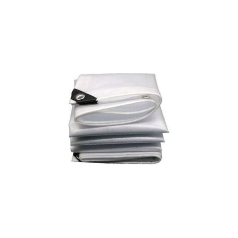Bâches (Bricolage) - Bâche Armée De Protection 2x2m 230g/M² - Translucide / Transparente - Haute Résistance, Indéchirable Et Imperméable - Stabilisée Aux U.V - Bâche Armée Transparente 2 X 2m M