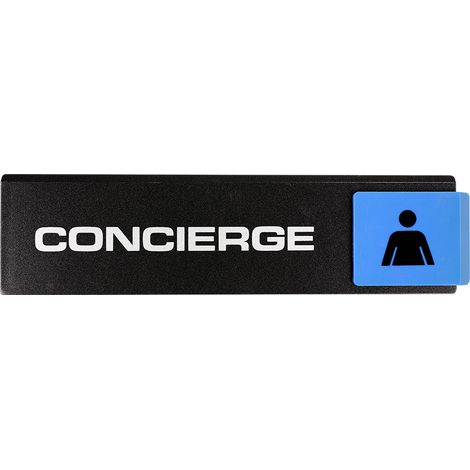Plaque de porte Concierge - Europe design 175x45mm - 4260099