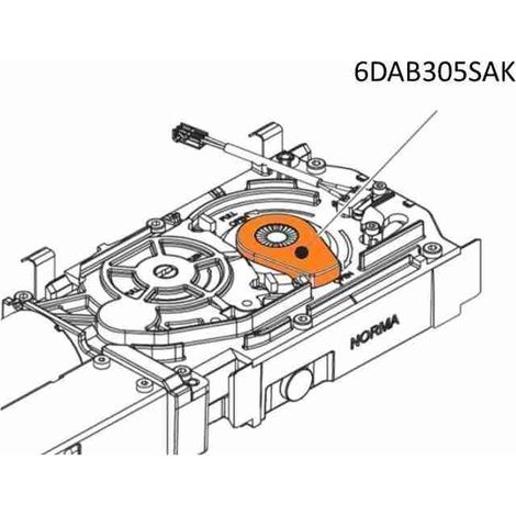 6DAB305SAK KIT FERMO BRACCIO DAB305