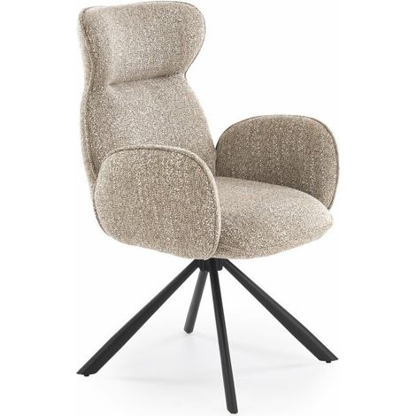 Silla Houston 1897, Beige, 93x63x63cm, Tapiz, Metálico