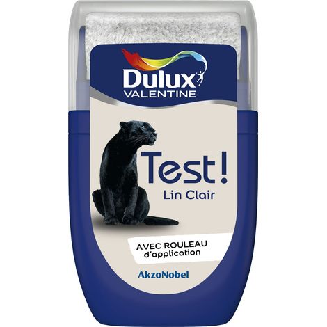Testeur couleur Lin Clair 30 mL - Peinture Dulux Valentine