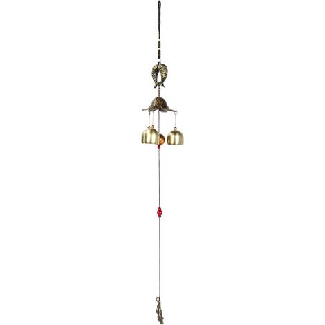 Carillon En Cuivre Couleur Bronze Avec Paon Décoration Suspendue Pour Maison Et Jardin 1 Pièce (1/5)