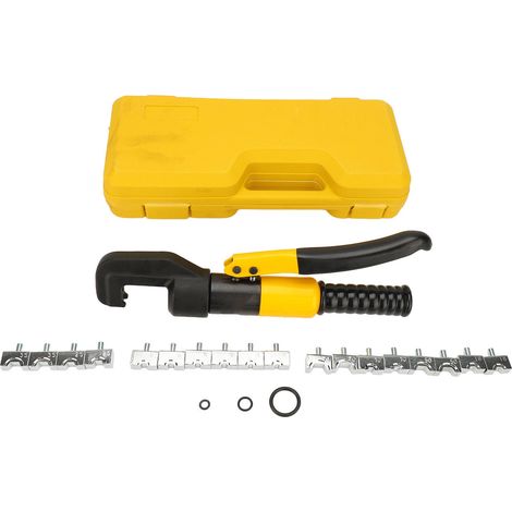 Herramienta de crimpado hidráulica manual, carrera de 10 mm, 8 dientes. (1/5)