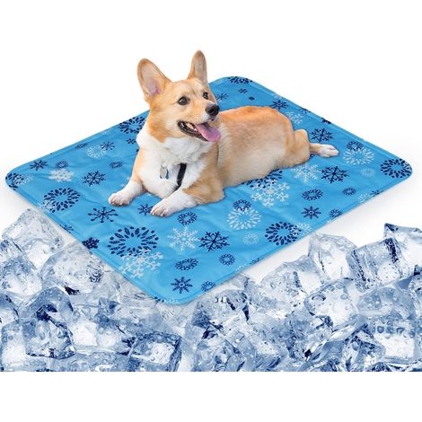 Tapis rafraîchissant pour chiens et chats - Coussin rafraîchissant autonettoyant et non toxique en gel pour cages et chenils (50 x 60 cm) (1/5)