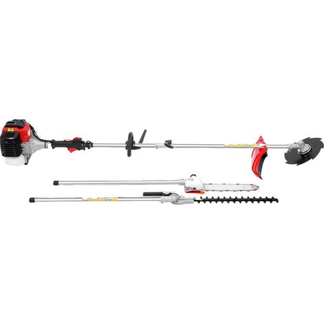 Rasentrimmer, 52-cm³-Motor, multifunktionale Schneidköpfe, 2-Takt 52 cm³ (1/2)