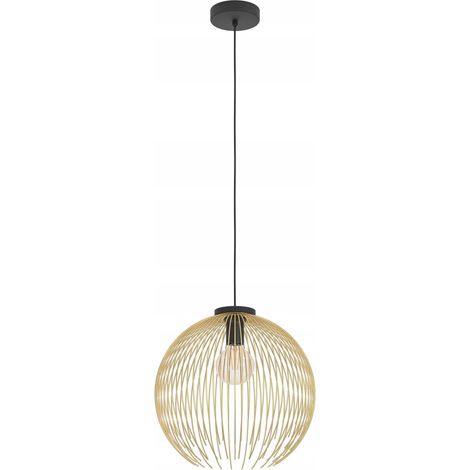 Lampe filaire Venezuela Ø 40cm - noir avec or - 901003 (1/3)