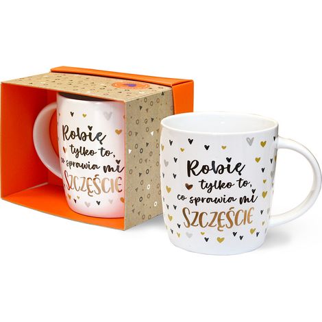 Ich tue nur, was mich glücklich macht Tasse TOP-004