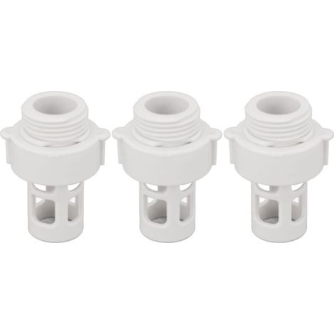 3 pièces Connecteur de bouchon de vidange de tuyau de piscine, adaptateur de tuyau de piscine, bouchon de Drainage d'eau pour piscines rondes Intex 10184, filetage de 25mm