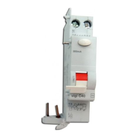 Bloc differentiel 25A 1P+N 300mA type AC vigi C40 (équivalent au VIGI TG40 21481 MULTI9) SCHNEIDER ELECTRIC 19471