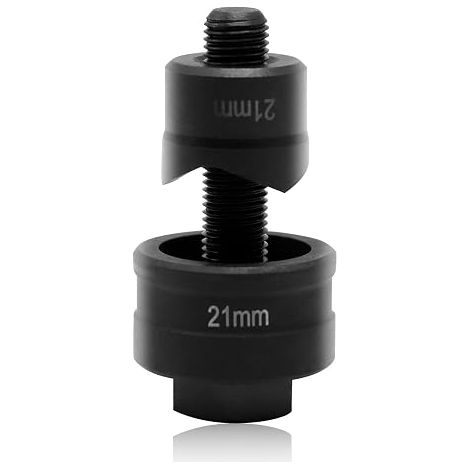 Emporte Pièce 21 mm, Perforateur de Précision pour Perçage Facile dans les Éviers de Cuisine, Métal et Acier Inoxydable (1/5)