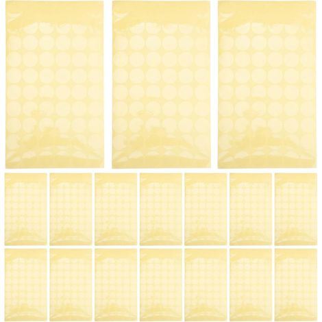 Feuilles Stickers Transparent Ronds Autocollants PVC (1/5)