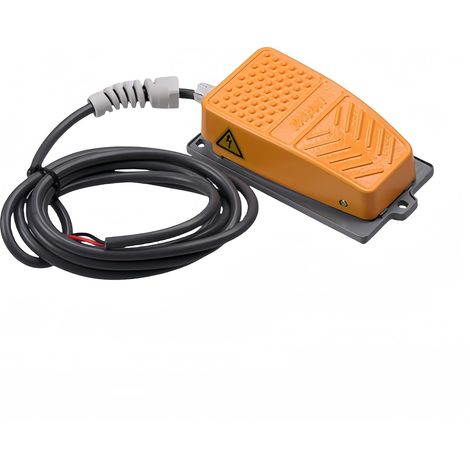 Mioke Industrial Metal Foot Switch - 250V 15A - Foot Switch with 2M Cable (1/5)