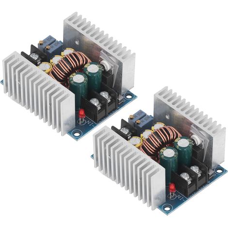 2 Stück DC/DC-Abwärtswandler-Spannungsreglerplatinen 6–40 V auf 1,2–35 V 300 W 20 A Set (1/5)