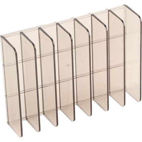 Organisateur de palette de fards à paupières à 7 compartiments, contenant cosmétique transparent pour comptoirs de salle de bain et coiffeuses (1/5)