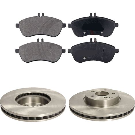KIT FRENI ANTERIORI compatibile con MERCEDES-BENZ CLASSE E CABRIOLET (A207) - DISCHI + PASTIGLIE OEM: P 50 067 , P 50 069 / 17874 , 17759 /SOSTITUZIONE DIRETTA/BASSA POLVERE/SILENZIOSO