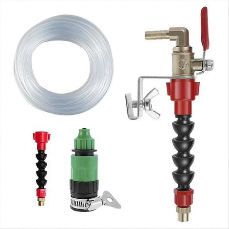 Wassersprinkler für Schneidemaschinen, nichtleitende Düse, zur schnellen Staubentfernung und Reinigung. (1/5)