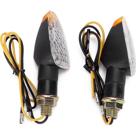 Clignotants Moto LED 12V Étanches Paire pour Pit Bike Dirt Bike MX Remplacement (1/5)
