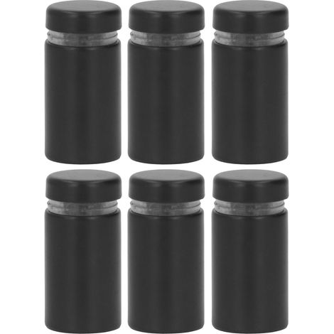 Lot de 12 entretoises vis inox 16x30mm, kit de fixation murale pour enseigne publicitaire (1/5)