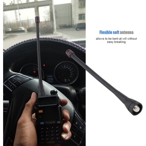 Antenne UHF pour Talkie-walkie ICOM IC-F4, IC-F21, IC-F24, IC-F25, IC-F26, IC-F27