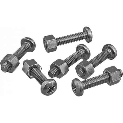 Lot de 6 vis et 6 écrous pour couvercle de vannes multivoies de piscine - SPX0710Z1A - Hayward