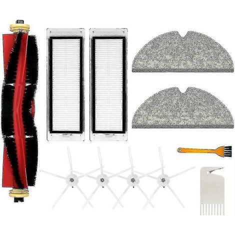 Filtre principal, brosses latérales et balai serpillière pour Xiaomi Roborock E5 S5 Max S6 Maxv (1/5)