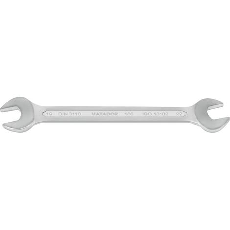 llave fija matador 01001922 cabeza inclinada 15 grados acero