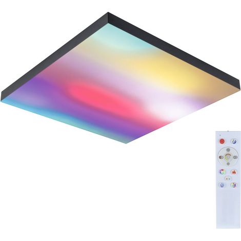 LED Deckenleuchte Velora Rainbow RGBW in Schwarz 19W 1690lm (1/5)