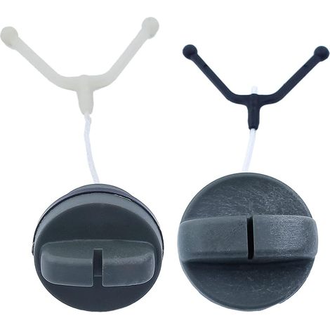 Kit bouchon de carburant et bouchon d'huile pour tronçonneuse Husqvarna 61 66 266 268 272 501626602 503431402 (1/5)
