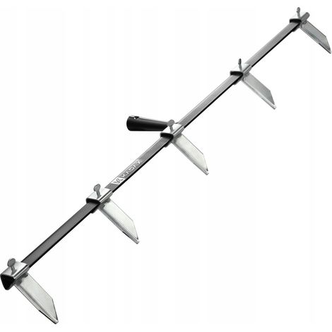 KADAX Marqueur de jardin pour plantation, 5 broches, 100 cm