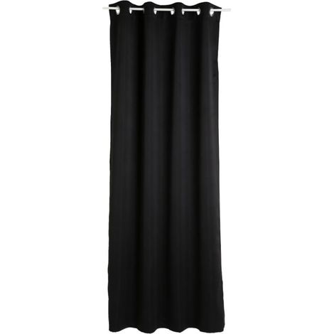 Rideau Occultant "Topa" 140x260cm Noir (1/5)