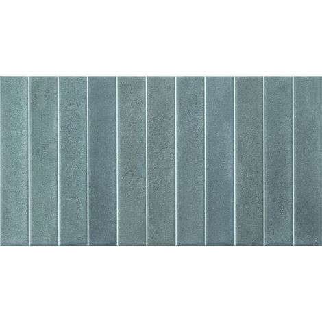Atlantis Matt Green 31.6cm x 60cm Ceramic Wall Tile