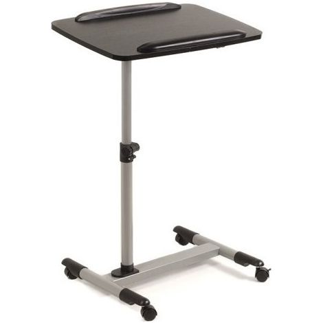 Maclean MC-671 soporte para ordenador portátil Negro, Plata 43,2 cm (17")