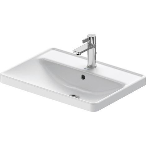Duravit D-Neo - Vasque à encastrer 60x44 cm, 1 trou pour robinetterie, blanc 0357600027 (1/5)