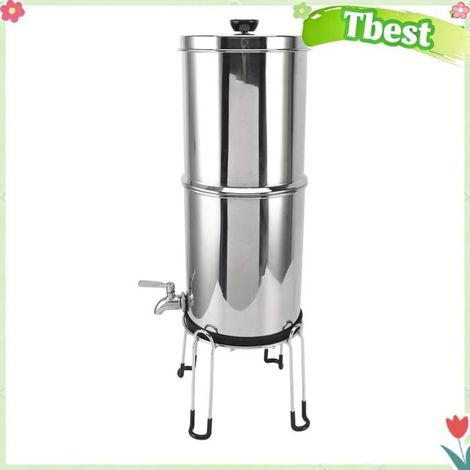 Tbest Filtre à eau alimenté par gravité Système de Filtre à Eau par gravité, Système de Filtration D'eau de piscine essence
