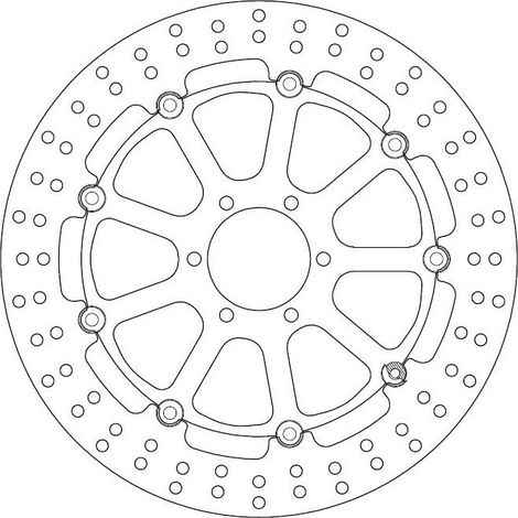 Disque de frein avant Ferodo pour moto Aprilia 125 AF1 Futura