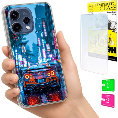 Schutzhülle für Oppo Reno 15 5G: Fotoschutzhülle, Rückseitenschutz + 9H-Glas (1/5)