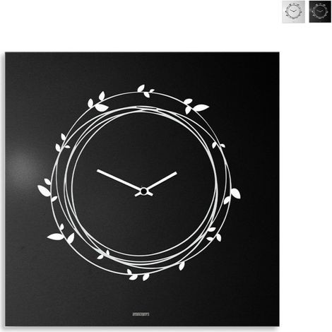 Orologio da parete moderno ufficio soggiorno cucina Nido - Nero (1/5)