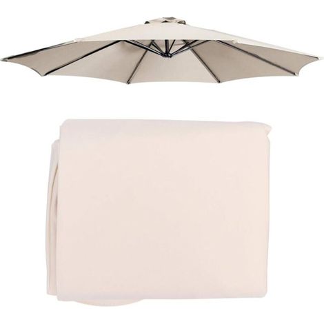 Toile de rechange pour parasol de jardin 3m 8 baleines (1/5)