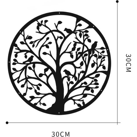 Lebensbaum-Logo als Wanddekoration für Zuhause, Wandbehang