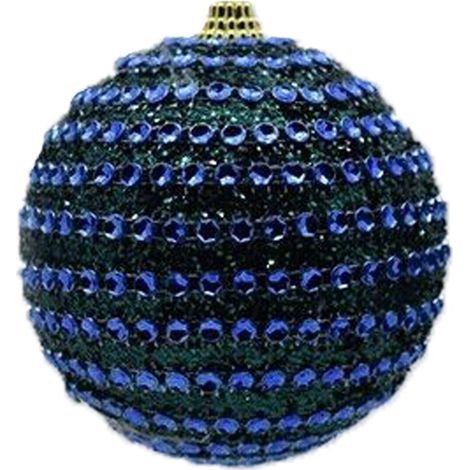 Addobbi natalizi decorazioni per albero di natale palline celesti blu set da 5 molto belle e particolari (1/5)