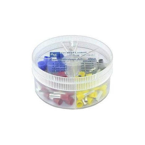 Assortimento Capicorda Grigio, Giallo, Rosso, Blu Vogt Verbindungstechnik 737086 100 pz.