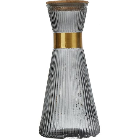Carafe Eau en Verre Pichet Eau élégant pour Les Occasions Spéciales avec 2 tasse (1/5)