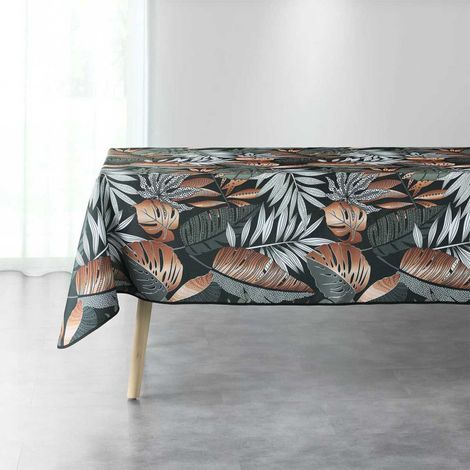 Nappe Imprimée "Alianor" 150x240cm Kaki (1/2)
