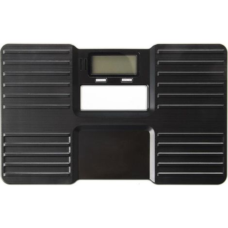 Báscula digital electrónica de 150 kg para fitness, baño y medición de grasa corporal.