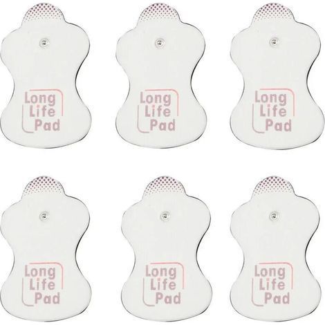 Lot de 12 coussinets de rechange (6 paires) Elepuls longue durée pour masseurs Omron (1/4)