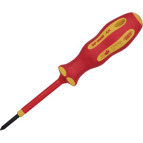 Draper Ergo Plus VDE No.0 x 60mm PZ Slot Screwdriver (Model 64476) (1/2)